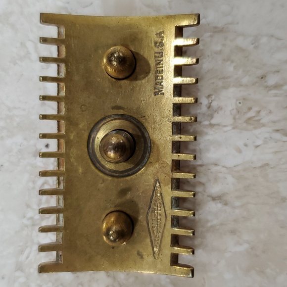 Vintage Gillette shaving kit alligator look brown case - Picture 16 of 16